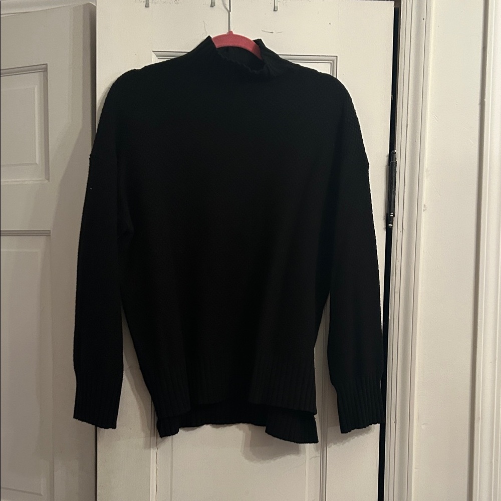 Everlane Women's Black Recycled Cashmere Turtleneck Sweater